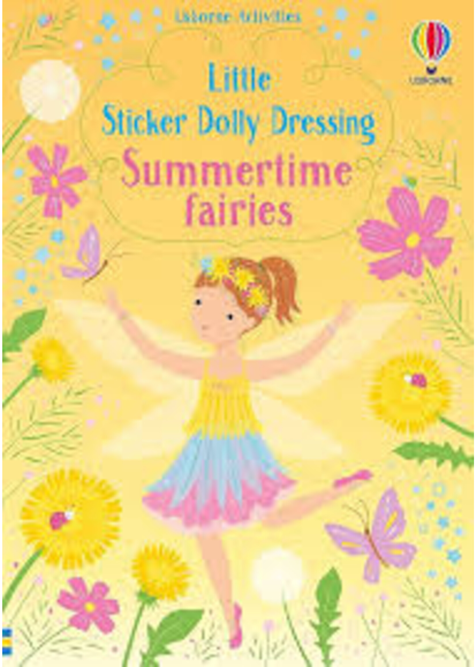 BOOK LITTLE STICKER DOLLY DRESSING SUMMERTIME FAIRIES