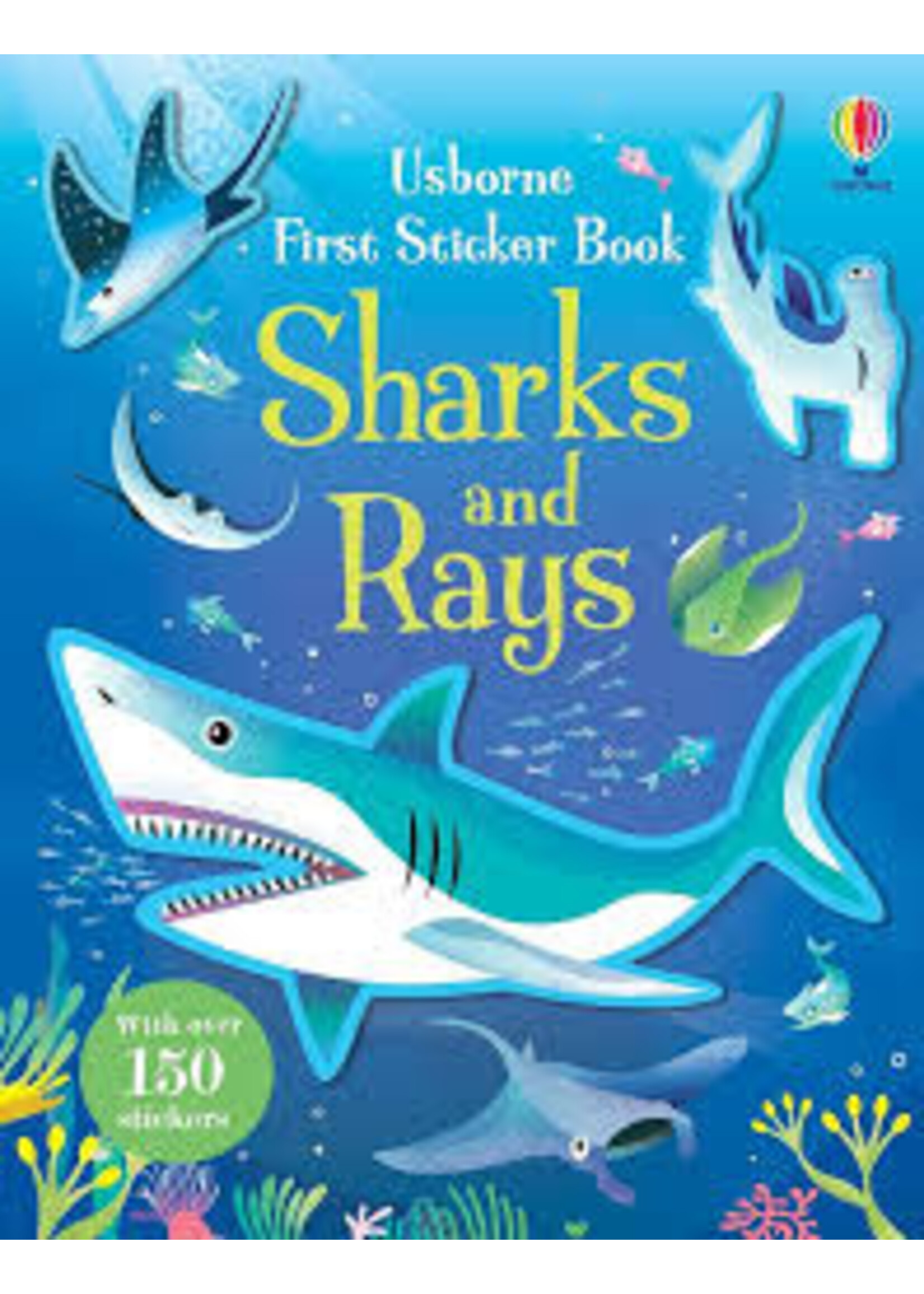 BOOK SHARKS AND RAYS STICKERS