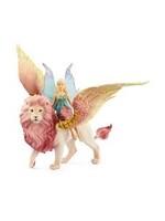 SCHLEICH SCHLEICH FAIRY IN FLIGHT ON WINGED LION