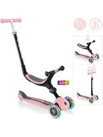 GLOBBER GO UP FOLDABLE PLUS LIGHTS PASTEL PINK