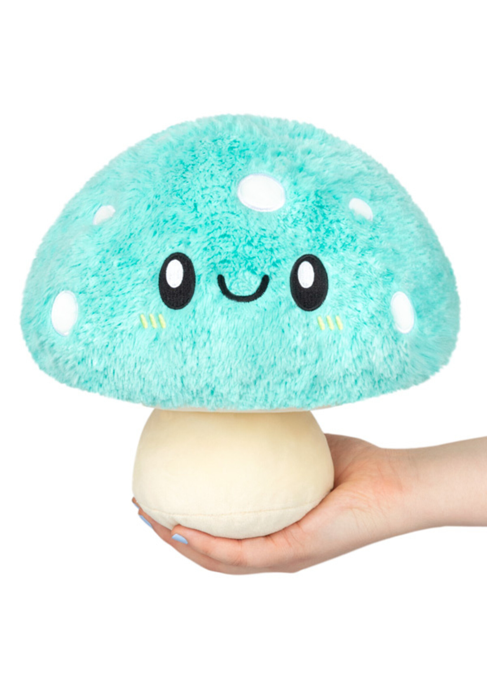 PLUSH SQUISHABLES MINI TURQUOISE MUSHROOM
