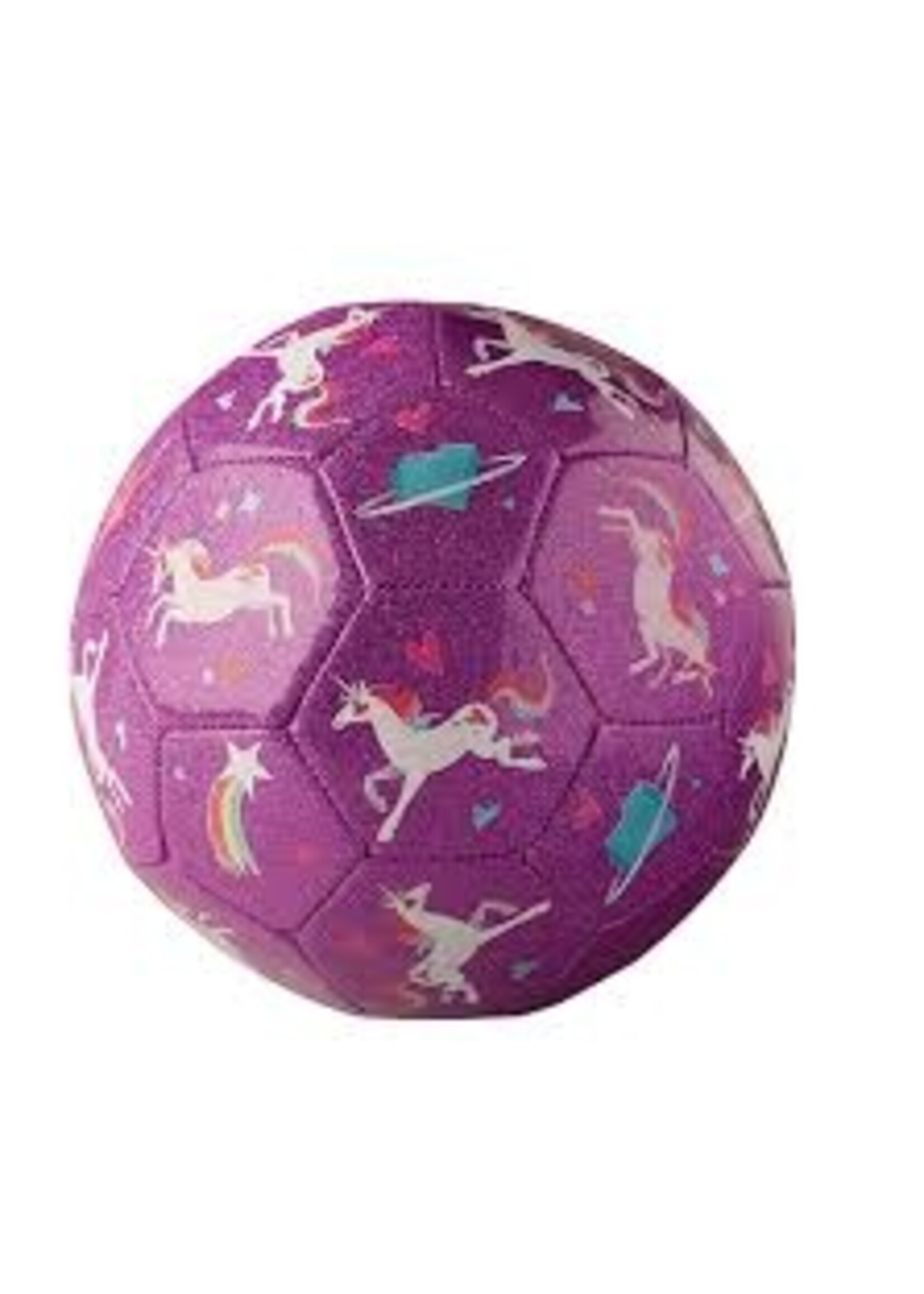 BALL SOCCER GLITTER UNICORN GALAXY SIZE 2