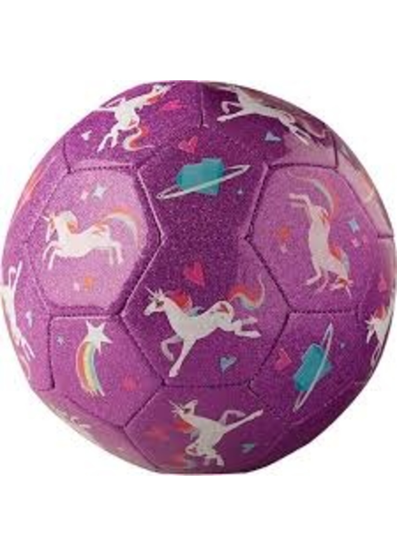 BALL SOCCER GLITTER UNICORN GALAXY SIZE 3