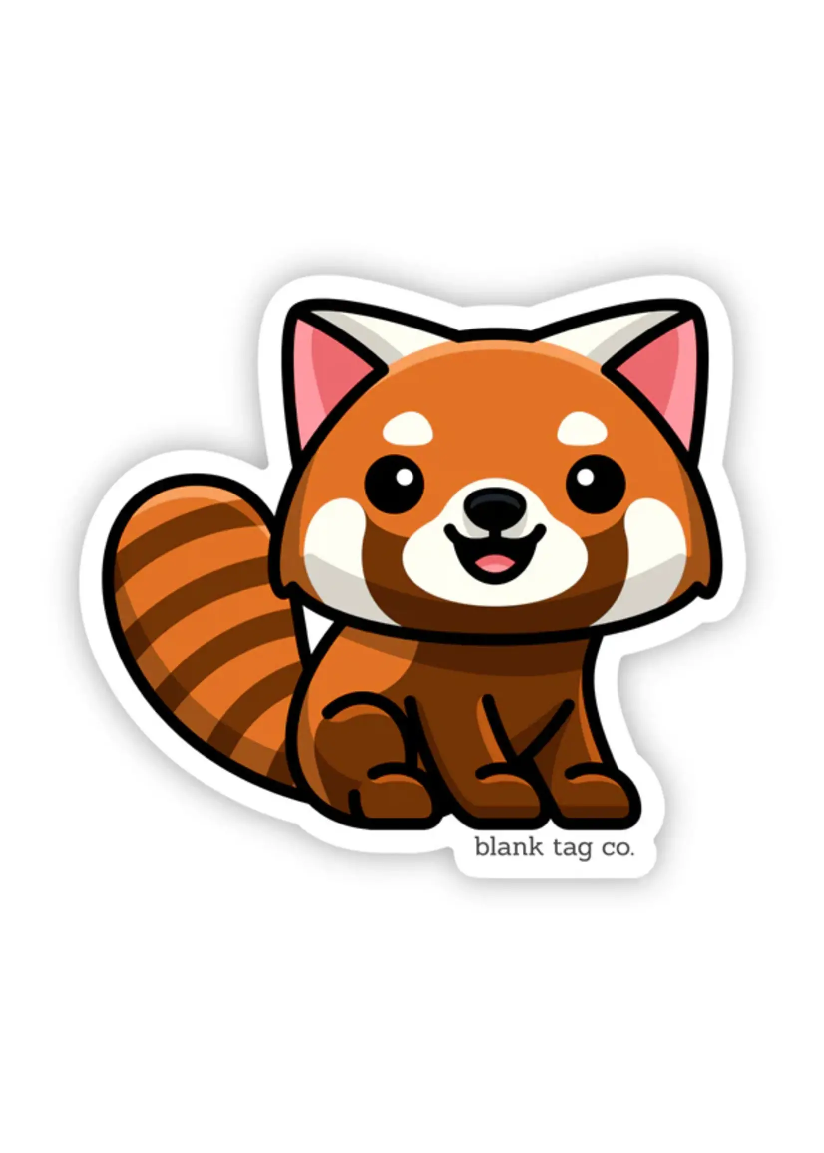 BLANK TAG CO. STICKER RED PANDA