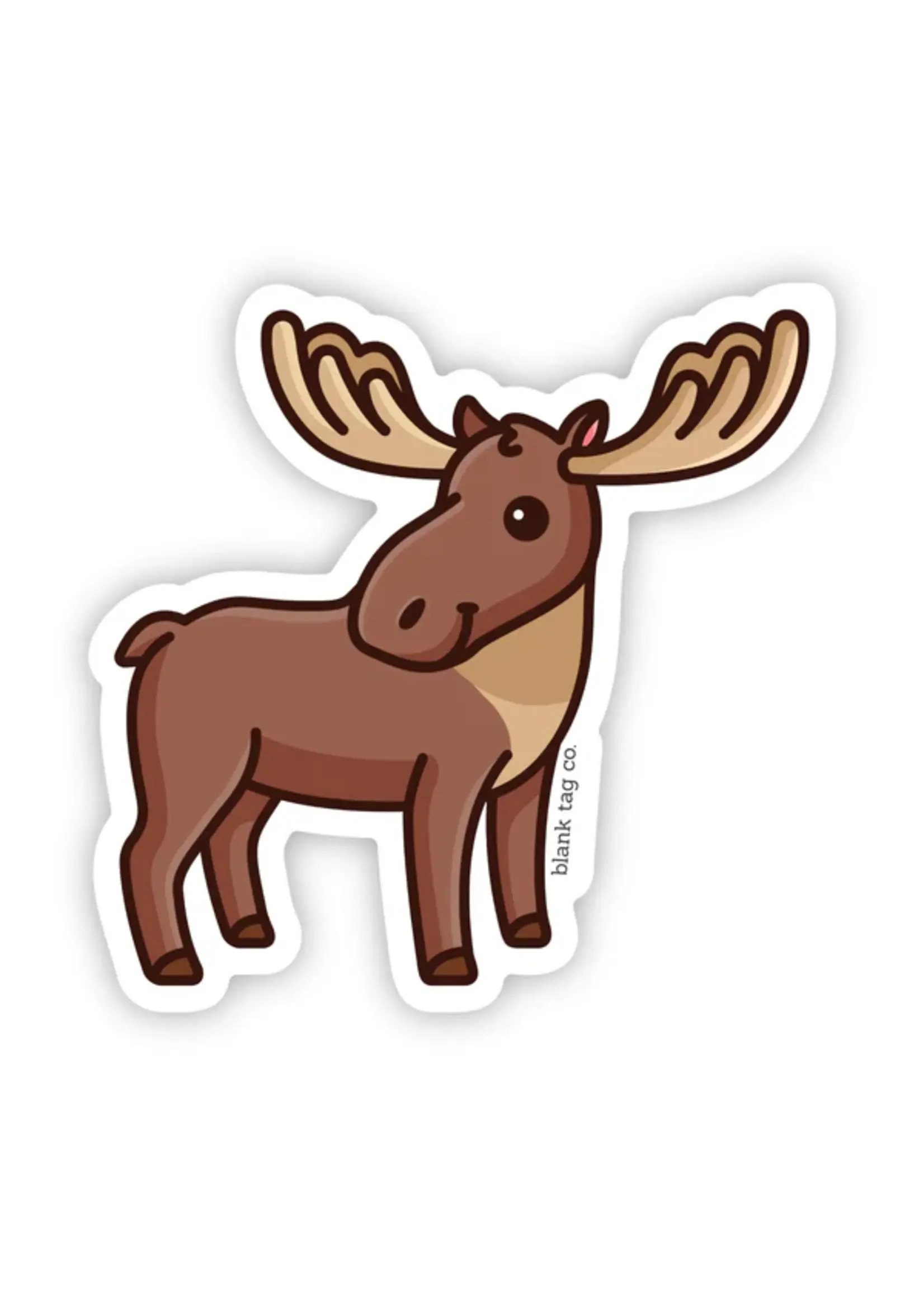 BLANK TAG CO. STICKER MOOSE