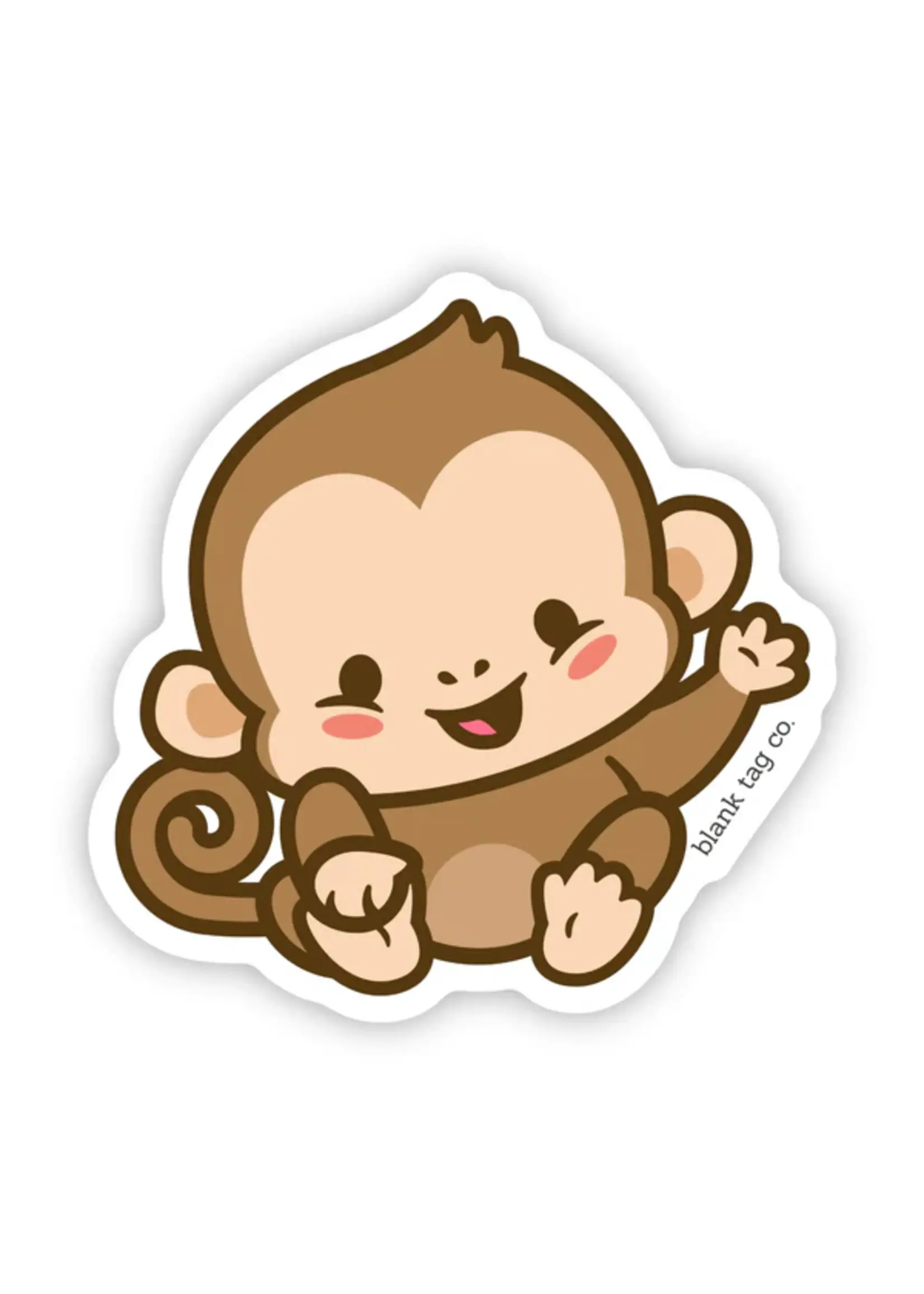 BLANK TAG CO. STICKER MONKEY
