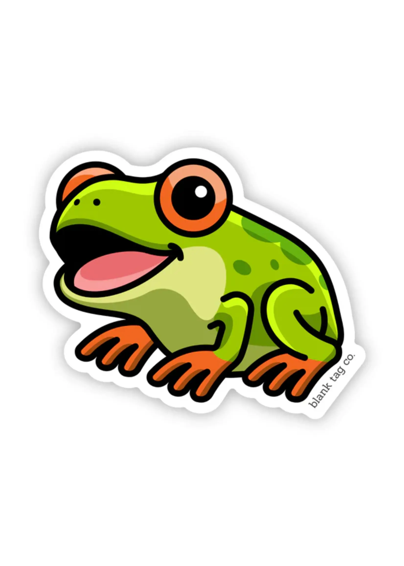 BLANK TAG CO. STICKER TREE FROG