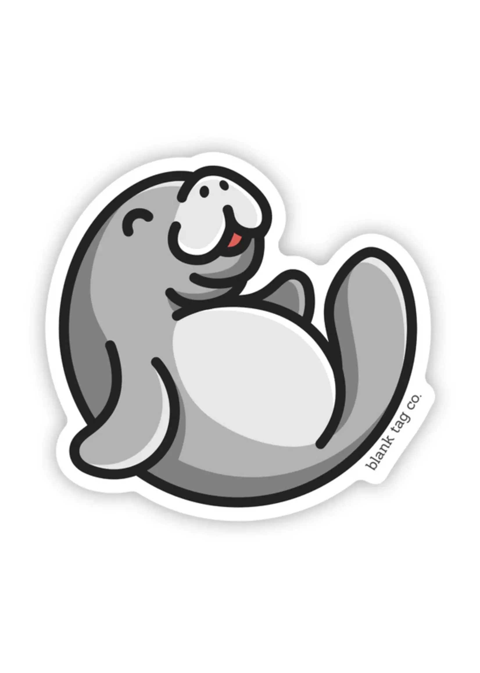 BLANK TAG CO. STICKER MANATEE