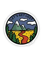 BLANK TAG CO. STICKER LET'S GET LOST