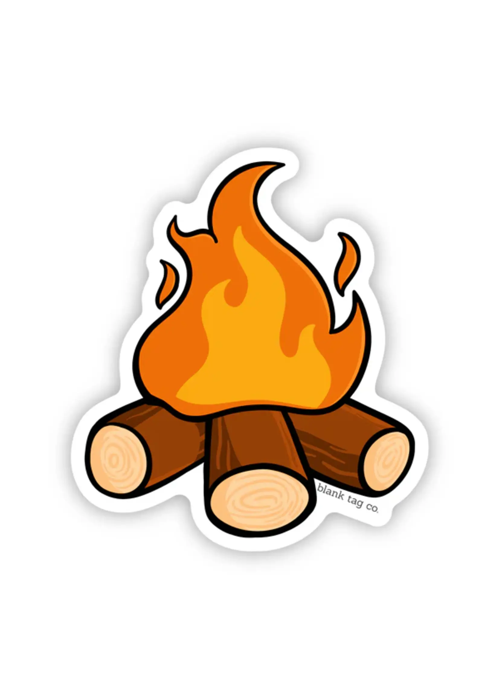 BLANK TAG CO. STICKER CAMPFIRE