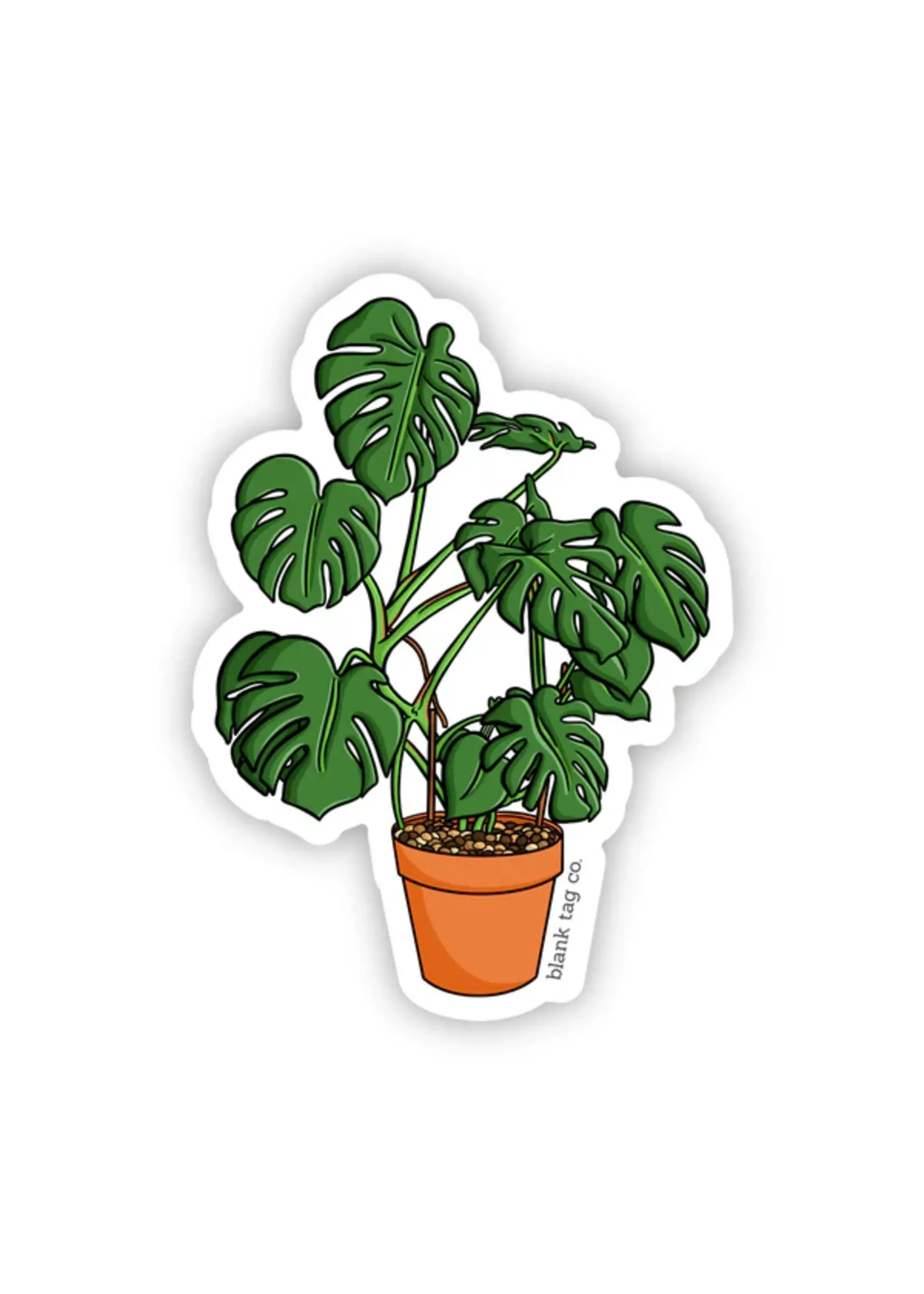 BLANK TAG CO. STICKER MONSTERA