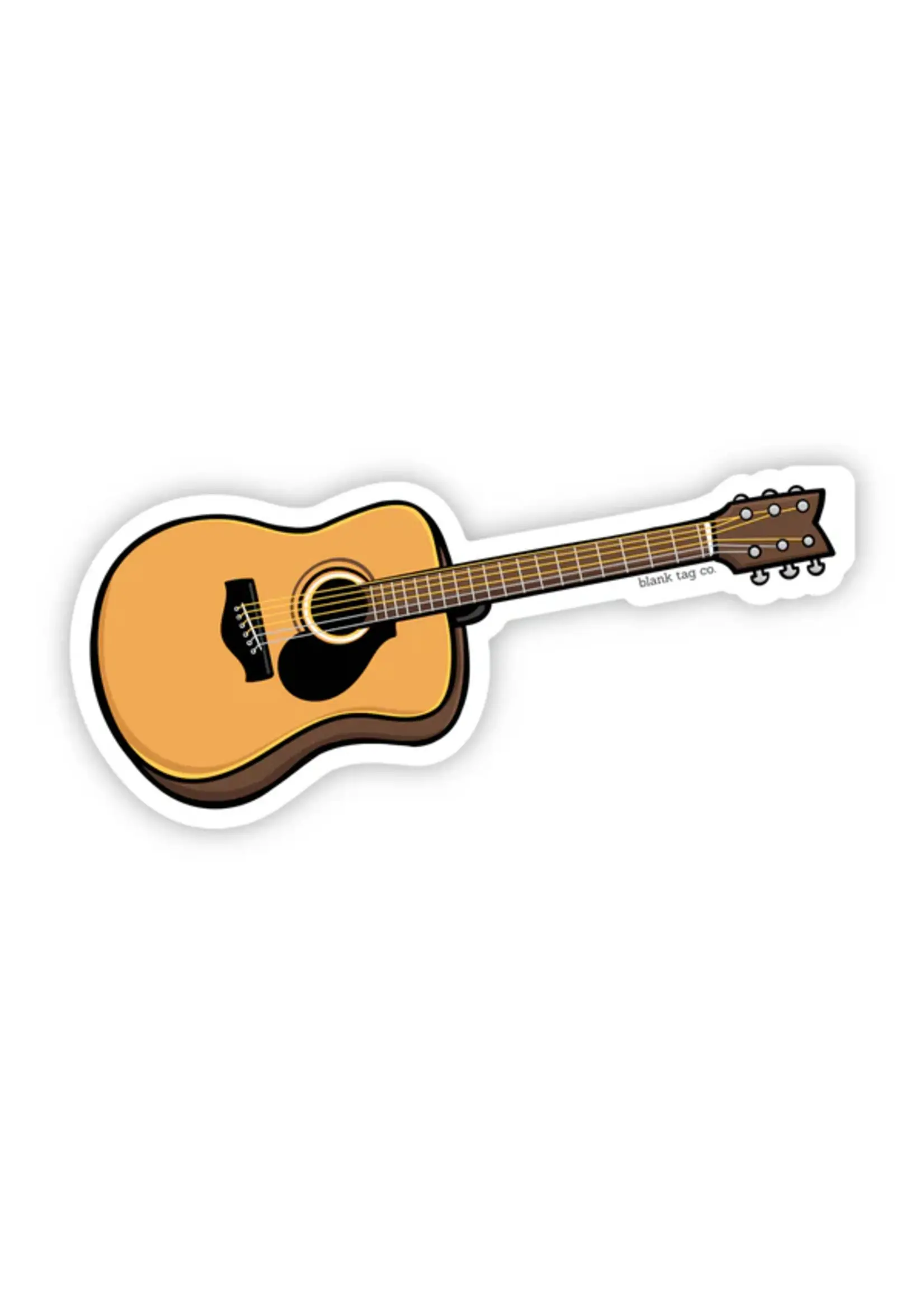 BLANK TAG CO. STICKER GUITAR