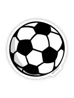 BLANK TAG CO. STICKER SOCCER BALL
