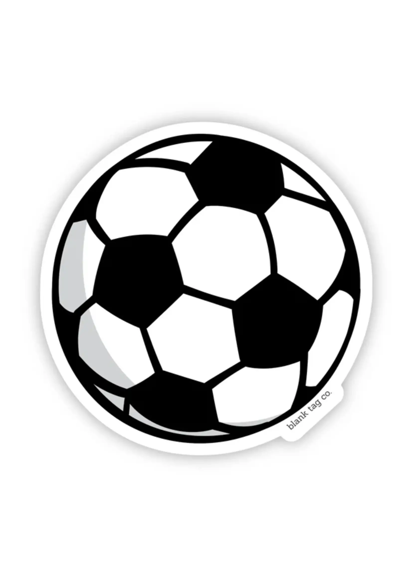 BLANK TAG CO. STICKER SOCCER BALL