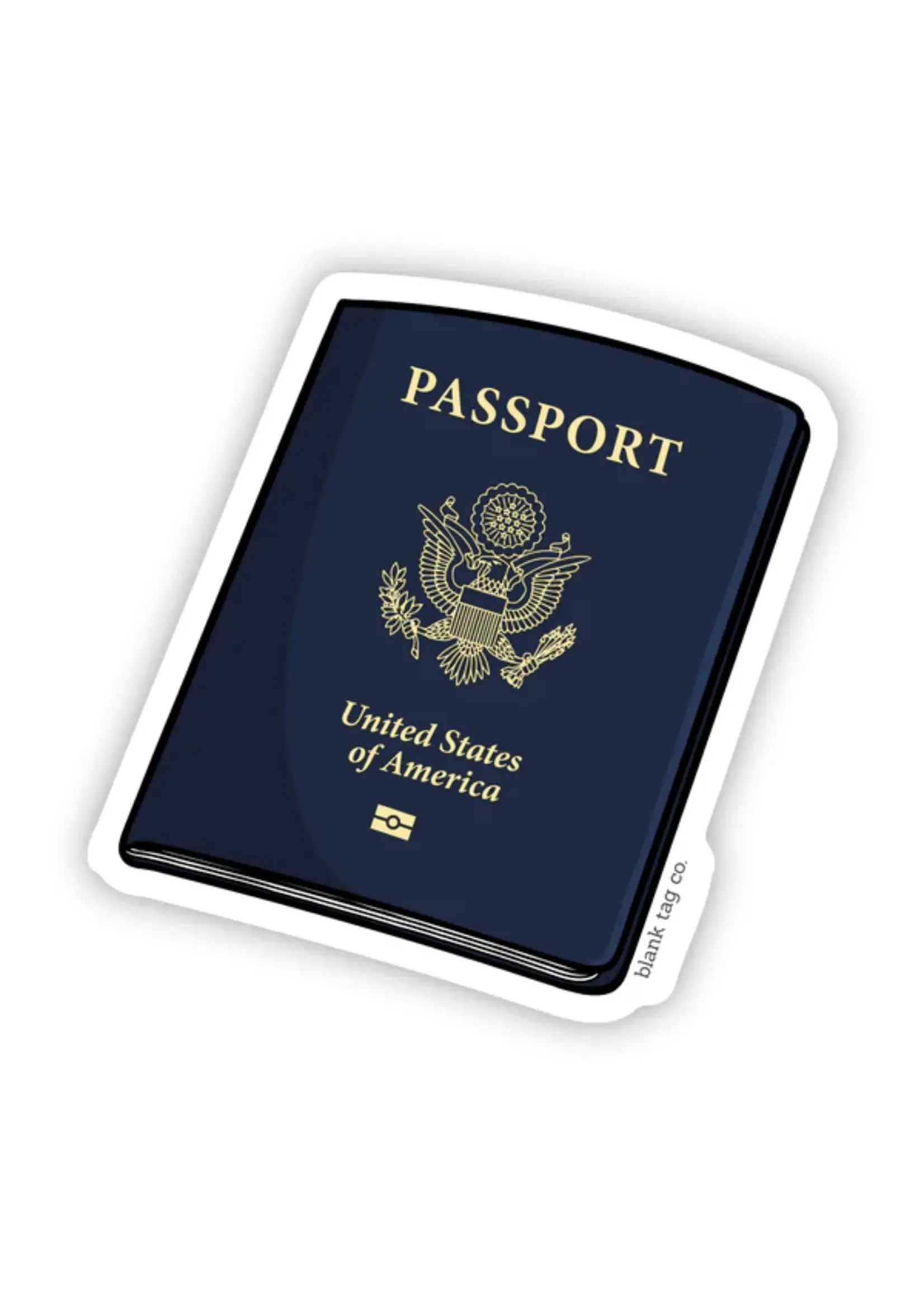 BLANK TAG CO. STICKER PASSPORT