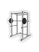 BLANK TAG CO. STICKER SQUAT RACK