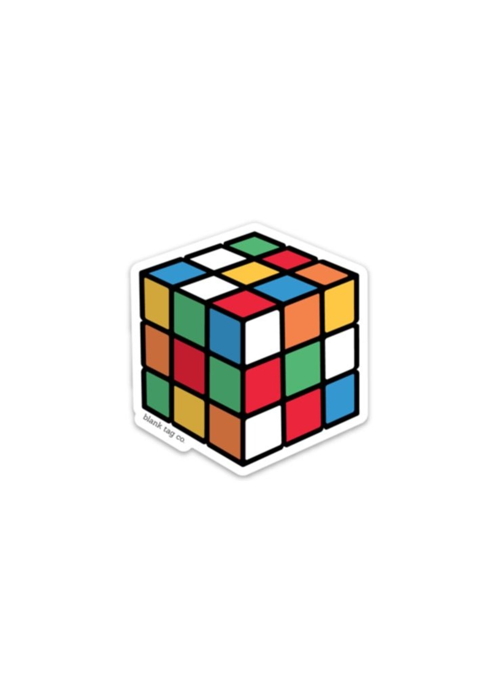 BLANK TAG CO. STICKER RUBIX CUBE