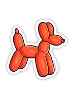 BLANK TAG CO. STICKER RED BALLOON DOG