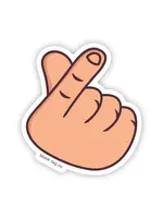 BLANK TAG CO. STICKER FINGER HEART SIGN