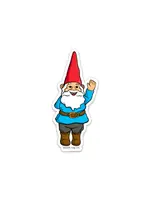 BLANK TAG CO. SITCKER GARDEN GNOME