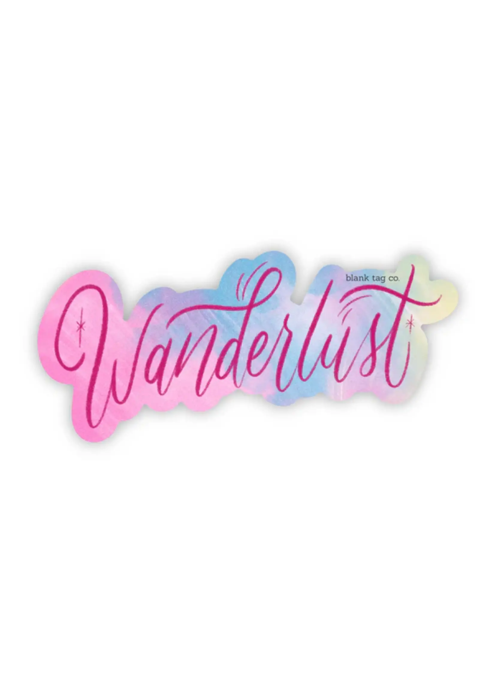 BLANK TAG CO. STICKER WANDERLUST