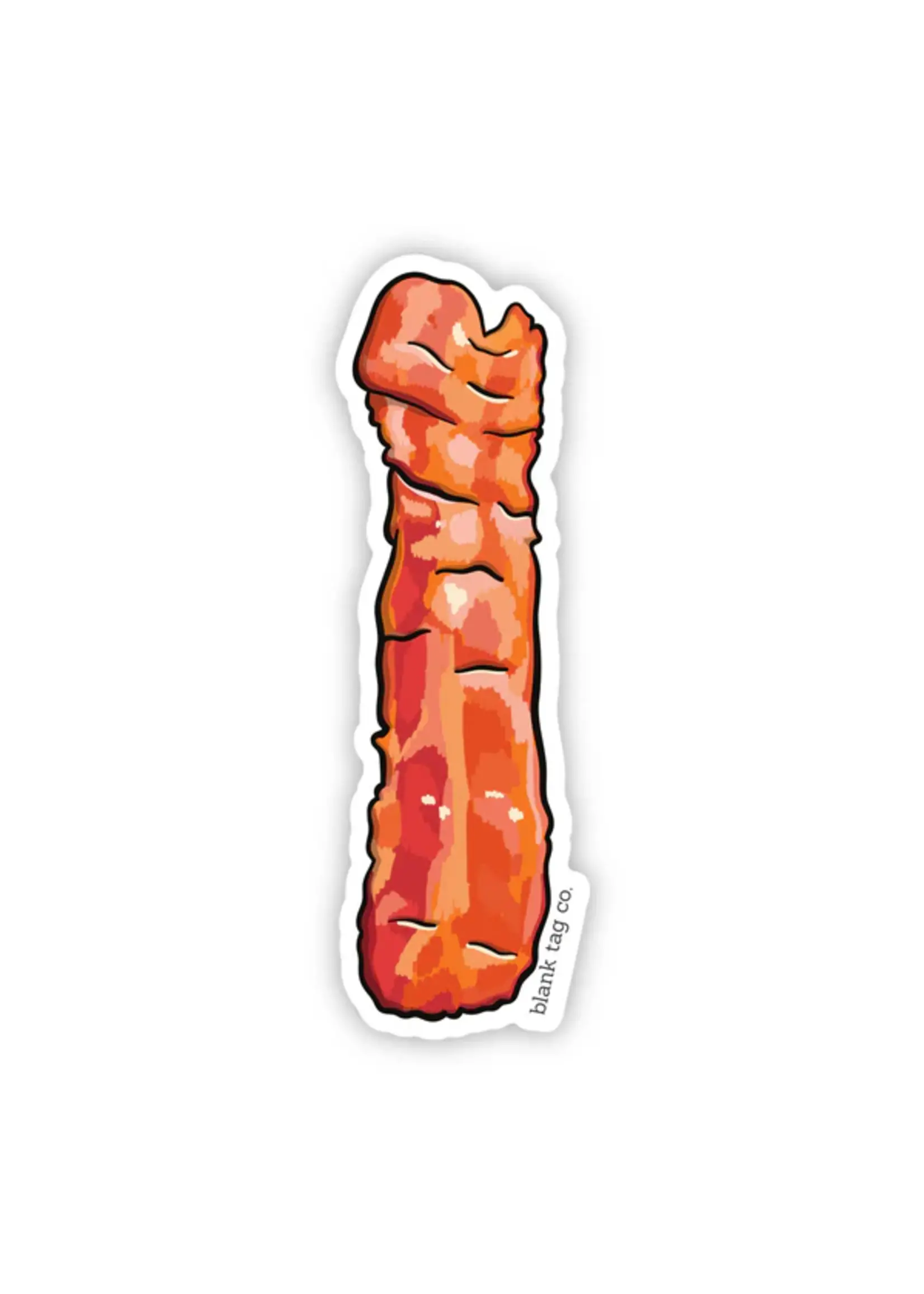 BLANK TAG CO. STICKER STRIP OF BACON