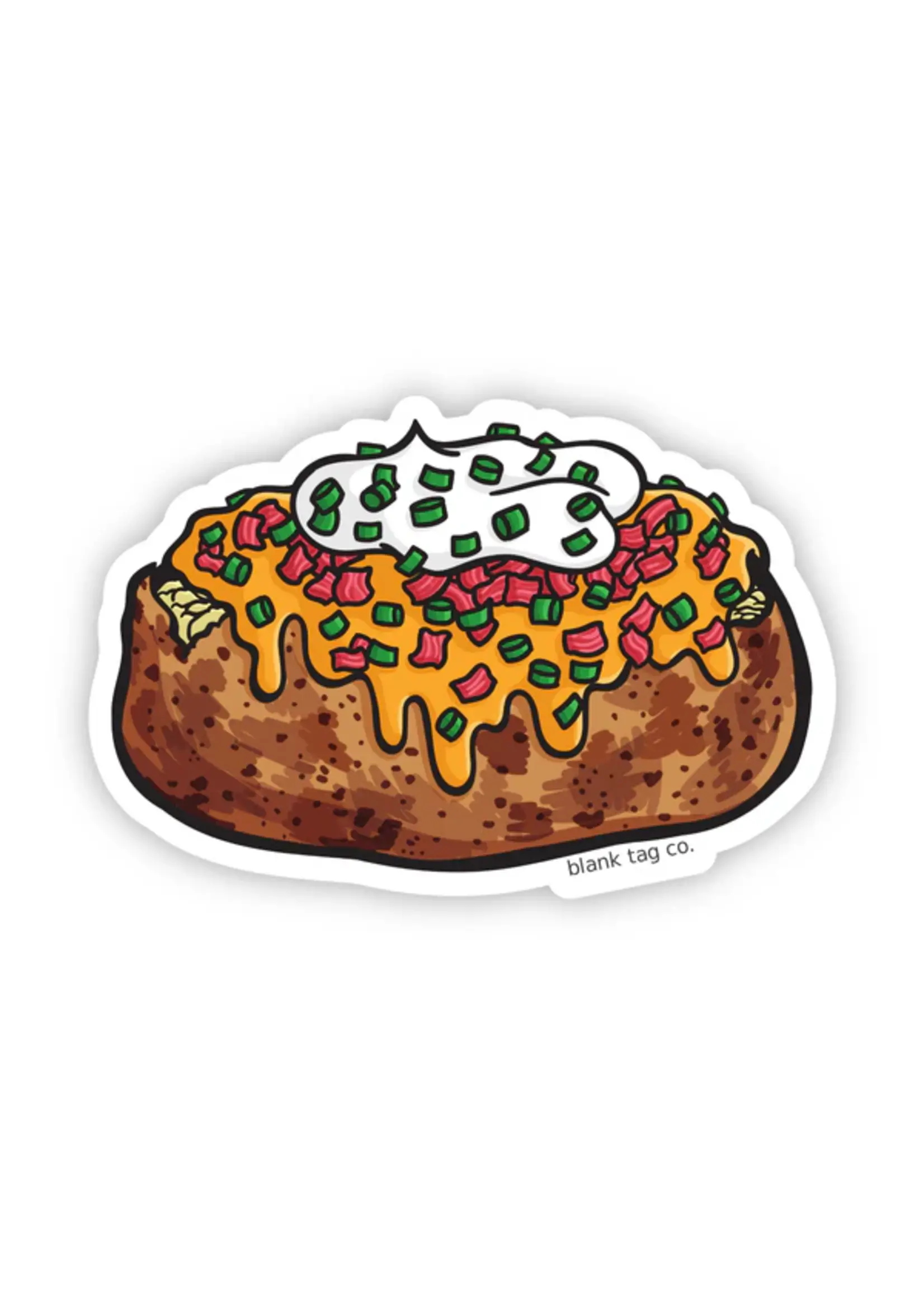 BLANK TAG CO. STICKER LOADED BAKED POTATO