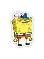 BLANK TAG CO. STICKER SPONGEBOB MEME