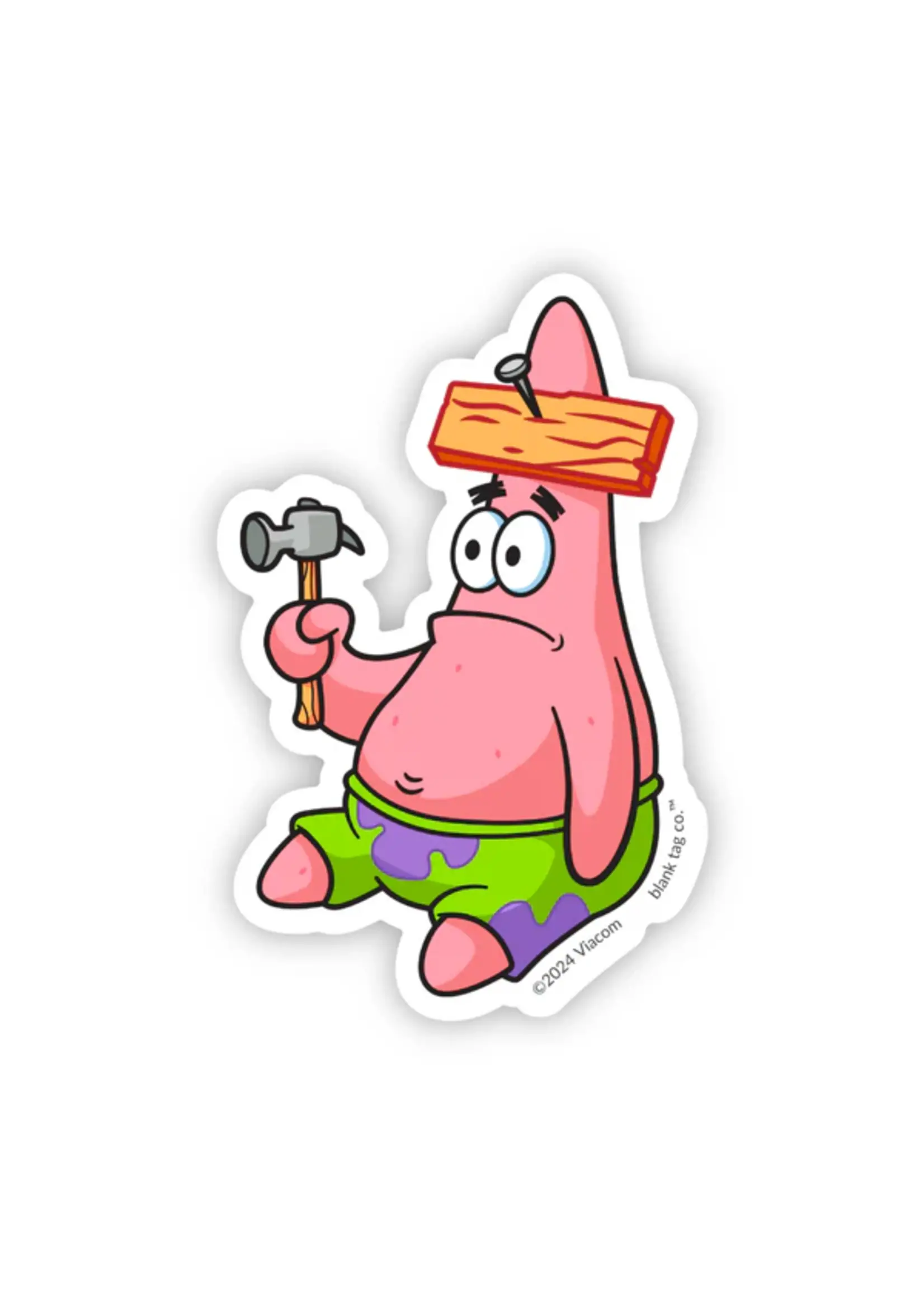 BLANK TAG CO. STICKER I HAVE NO IDEA PATRICK MEME