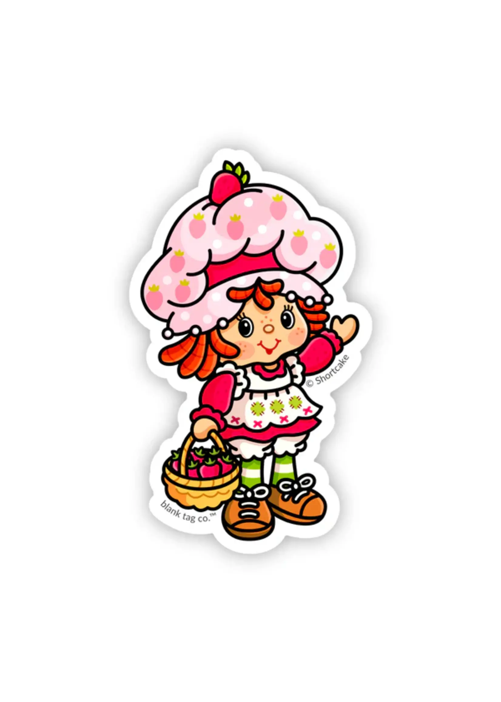 BLANK TAG CO. STICKER STRAWBERRY SHORTCAKE