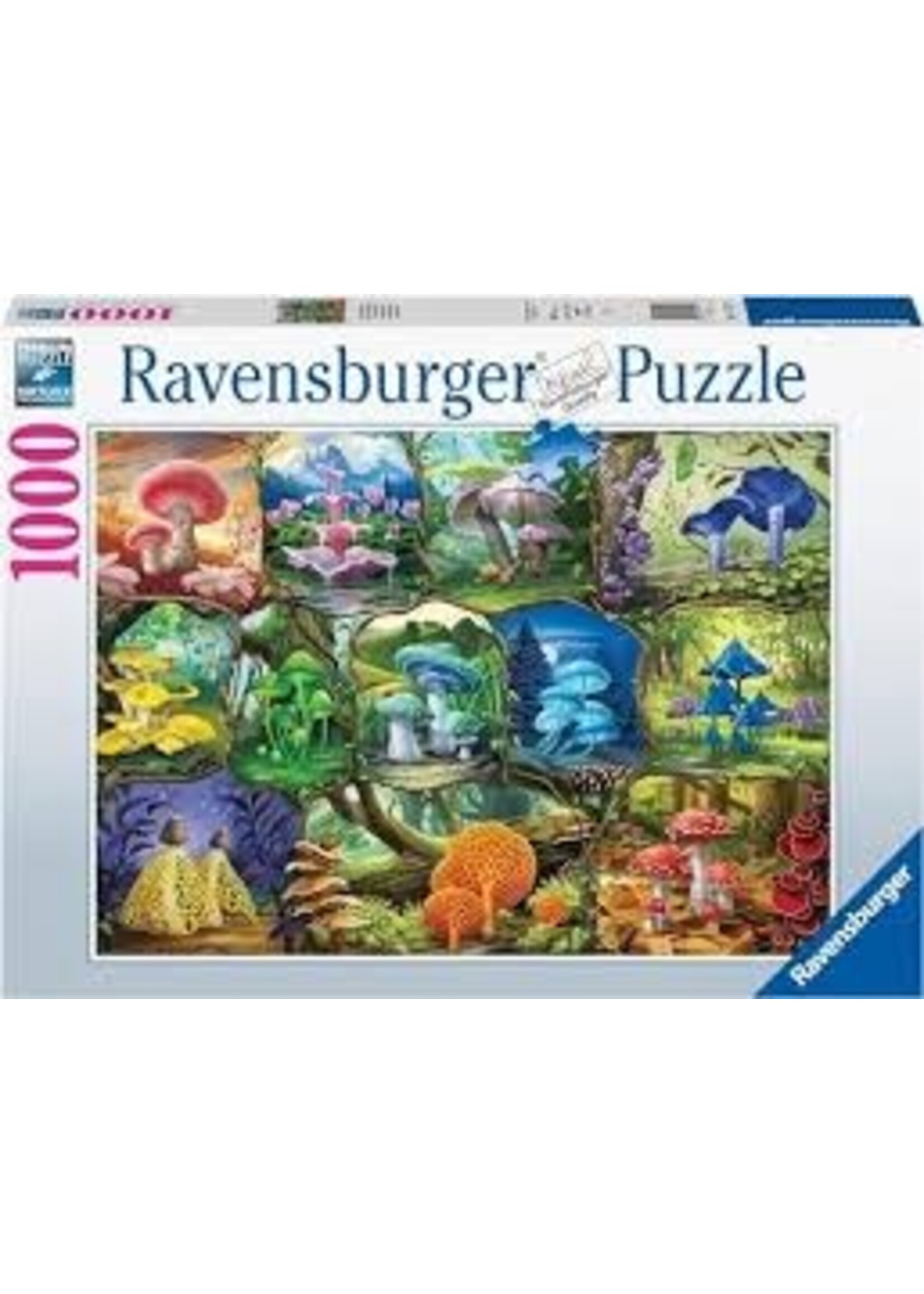 RAVENSBURGER PUZZLE 1000 PC BEAUTIFUL MUSHROOMS