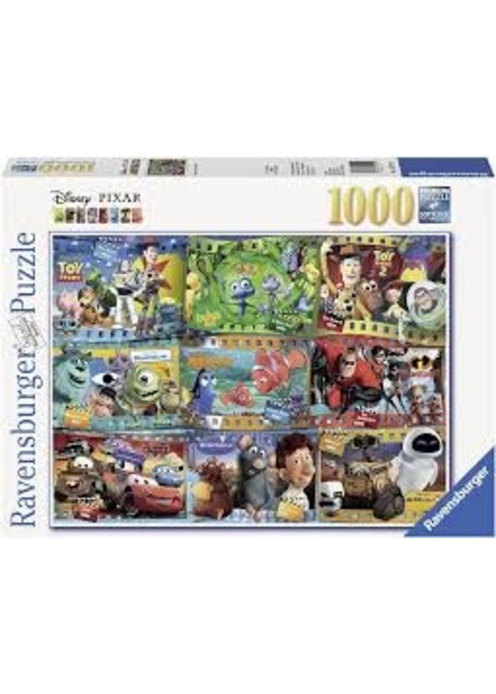 RAVENSBURGER PUZZLE 1000 PC DISNEY PIXAR MOVIES