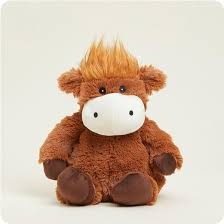 PLUSH WARMIES HIGHLAND COW