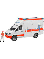 BRUDER MB SPRINTER AMBULANCE W DRIVER