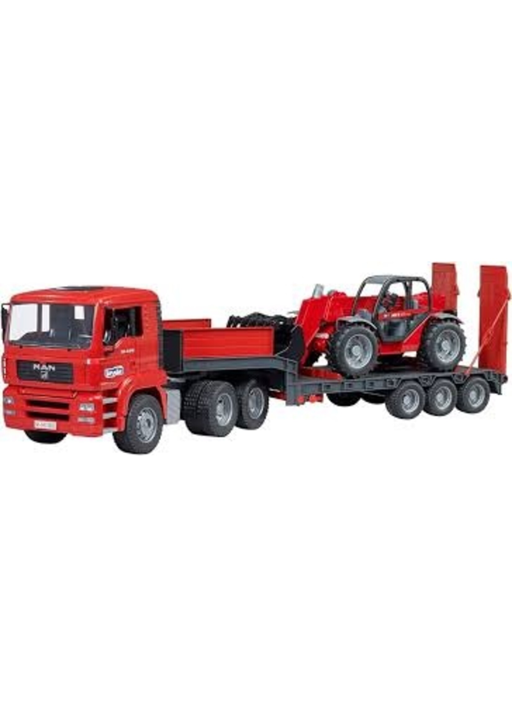 BRUDER TGA LOW LOADER TRUCK