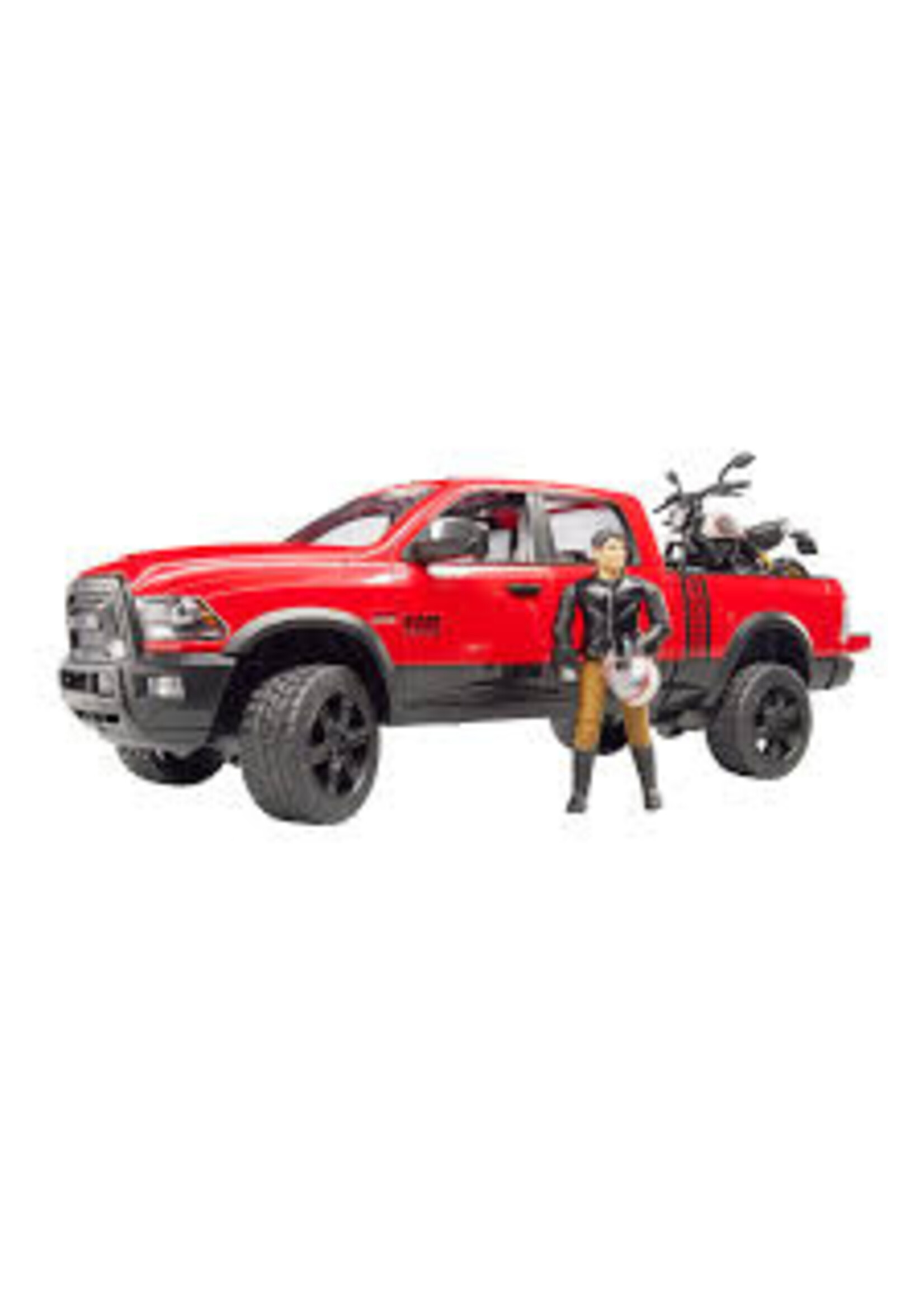 BRUDER RAM 2500 POWER WAGON W/ SCRAMBLER DUCATI DESERT