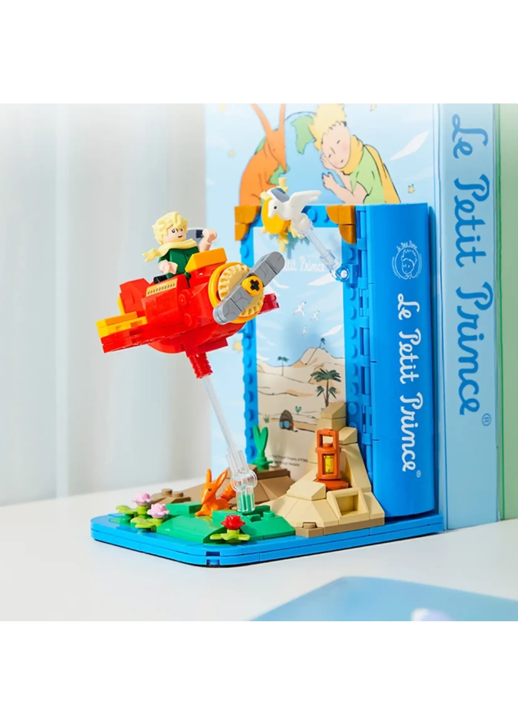 HANDS CRAFT LE PETIT PRINCE AIRPLANE BOOKEND