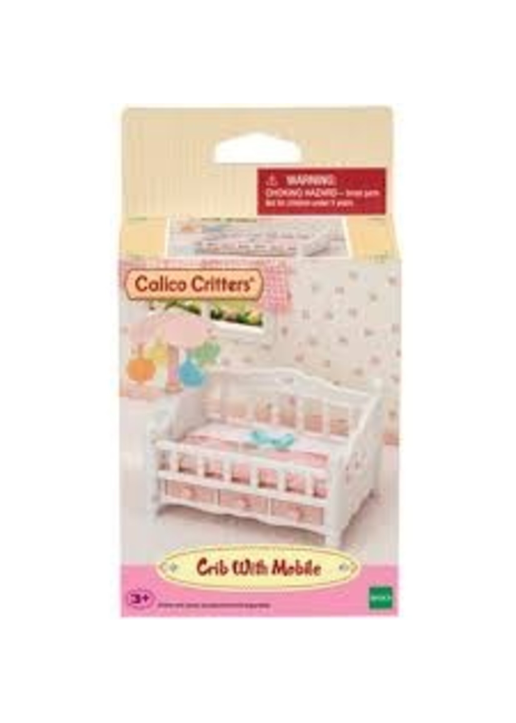 EPOCH (CALICO CRITTER & KIDOOZIE) CC CRIB WITH MOBILE