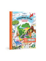 EEBOO EEBOO FOLD OUT COLORING BOOK DINOSAURS ABOUND