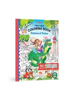 EEBOO EEBOO FOLD OUT COLORING BOOK FARIES AND TALES