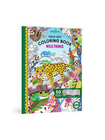 EEBOO EEBOO FOLD OUT COLORING BOOK WILD THINGS