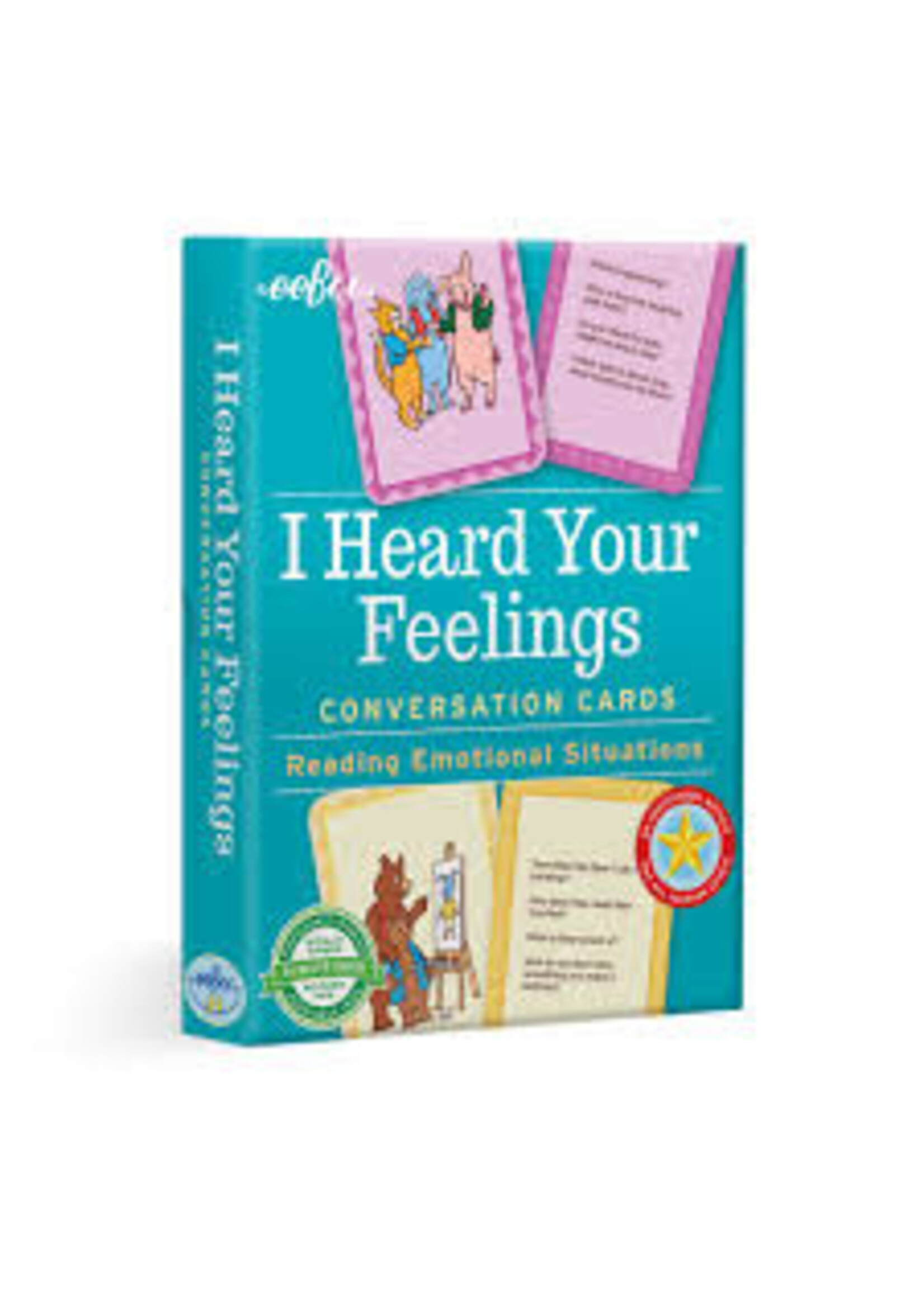 EEBOO EEBOO I HEARD YOUR FEELINGS CONVERSATION CARDS