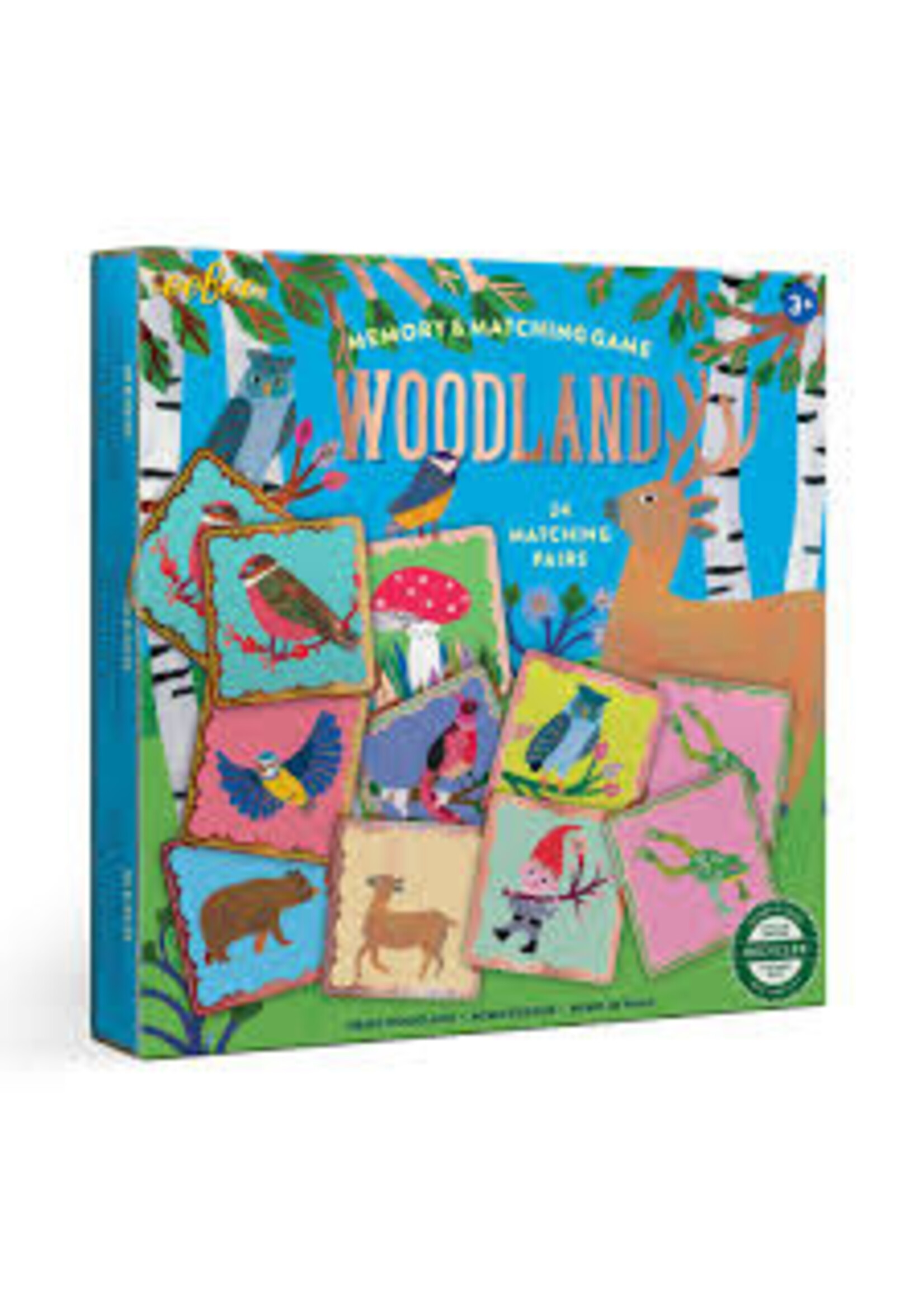 EEBOO EEBOO SHINY WOODLAND MEMORY MATCHING GAME