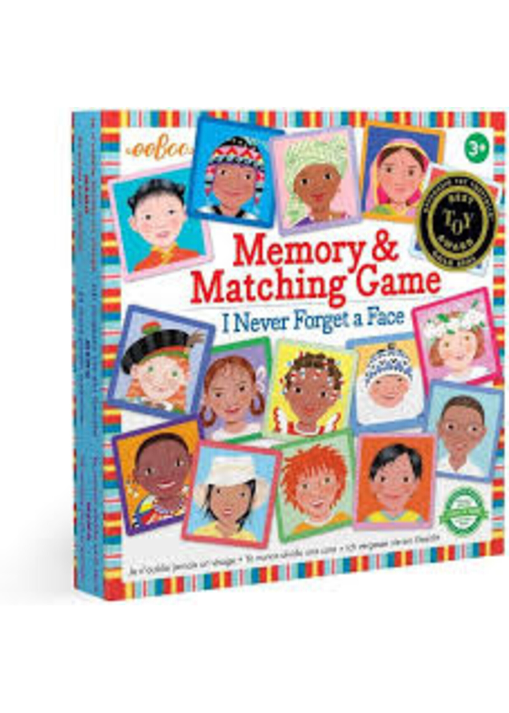 EEBOO EEBOO I NEVER FORGET A FACE MEMORY MATCHING GAME