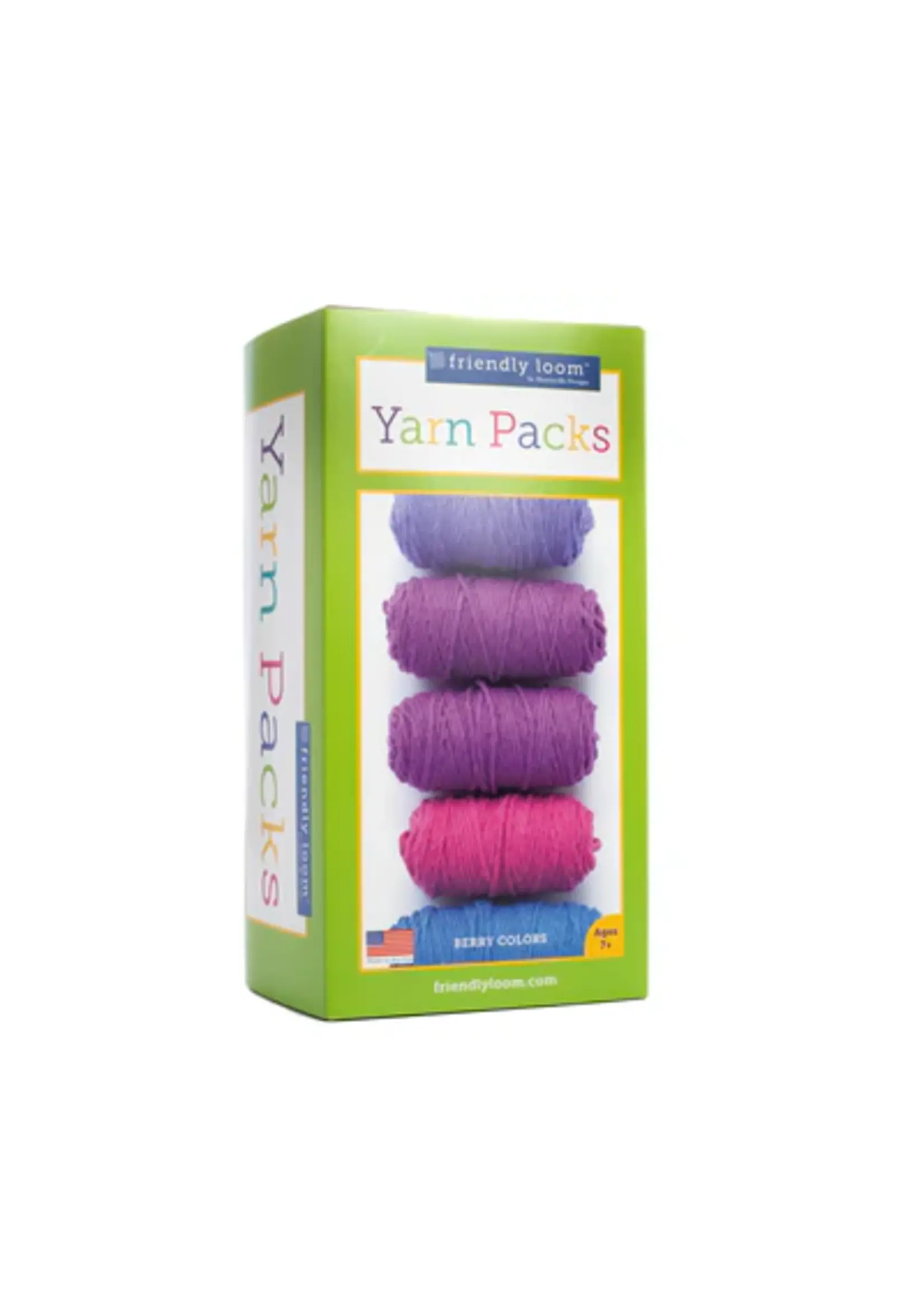 FRIENDLY LOOM YARN REFILL PACK BERRY