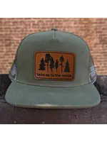 BAREFOOT BABY TRUCKER HAT TAKE ME TO THE WOODS