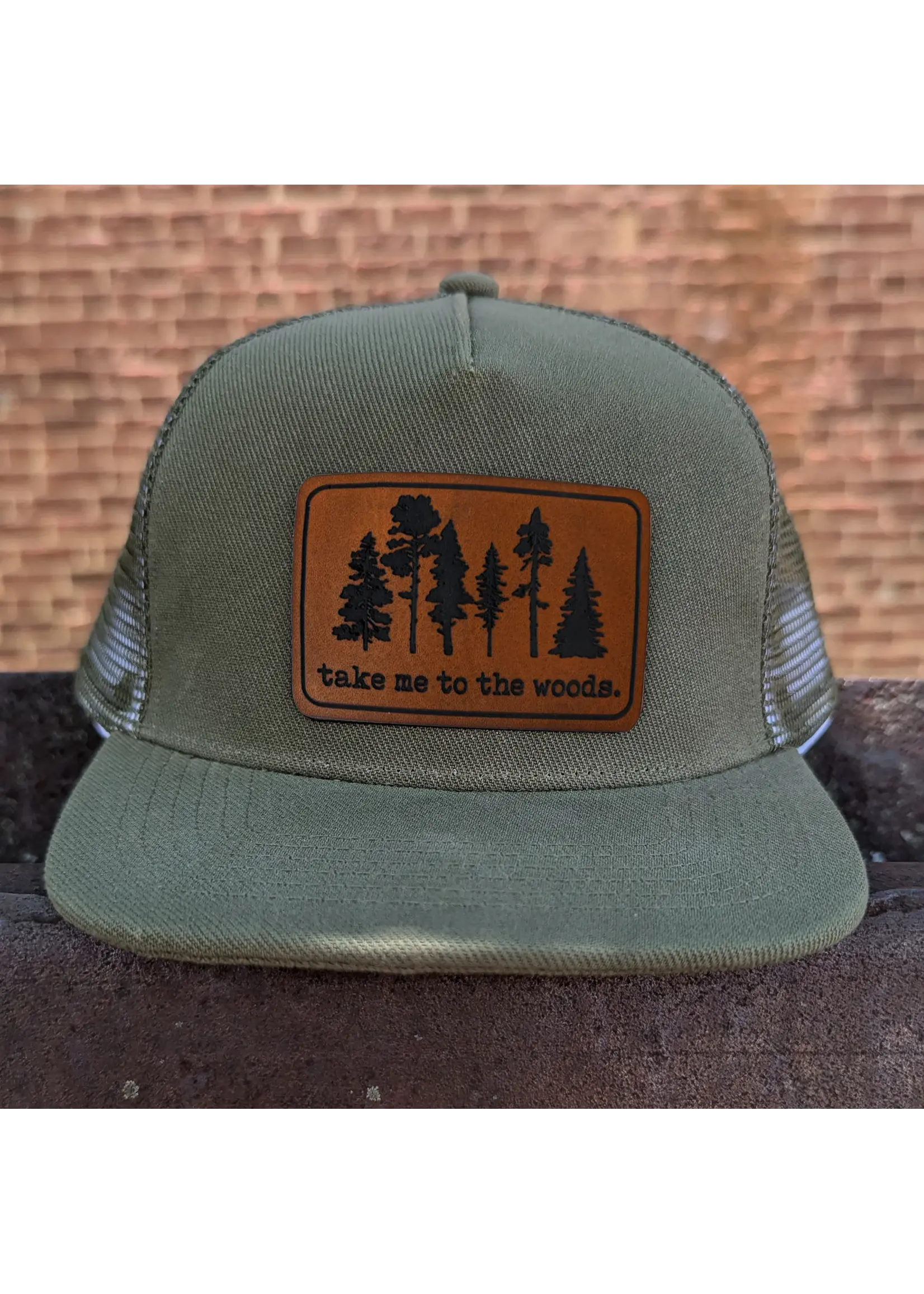 BAREFOOT BABY TRUCKER HAT TAKE ME TO THE WOODS