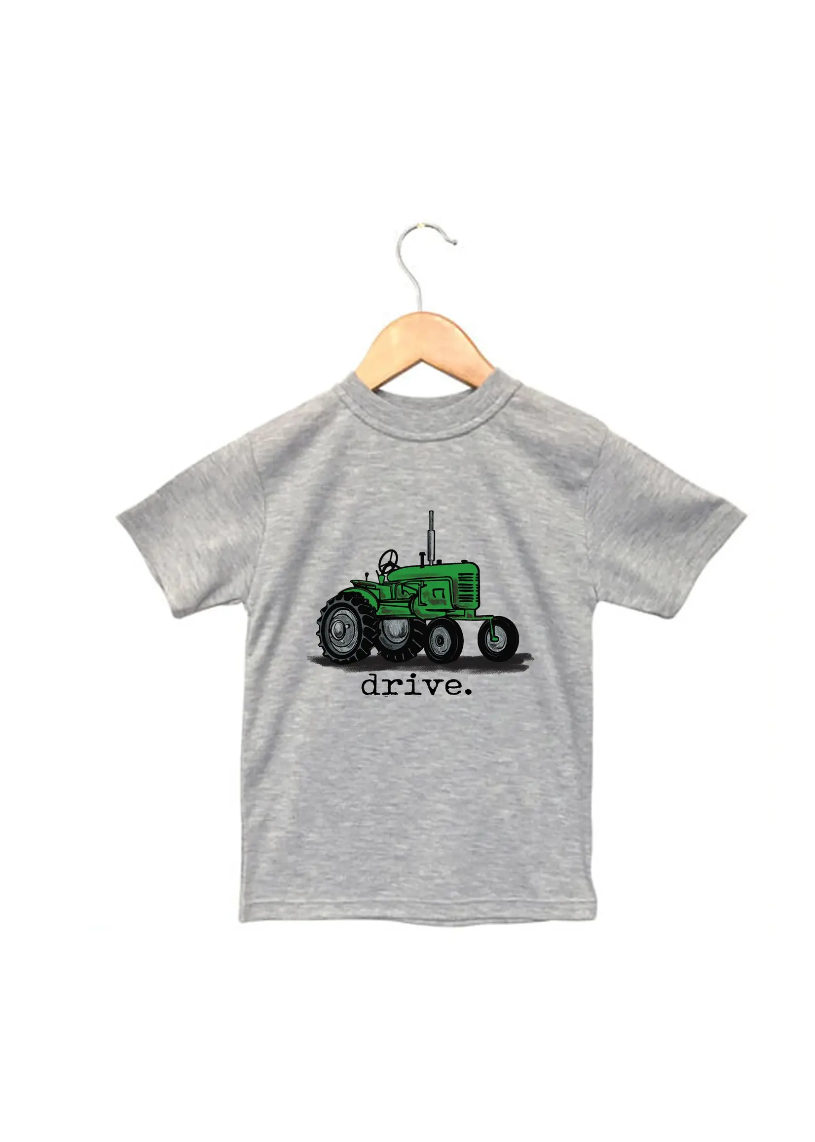 BAREFOOT BABY SHIRT DRIVE TRACTOR 3T