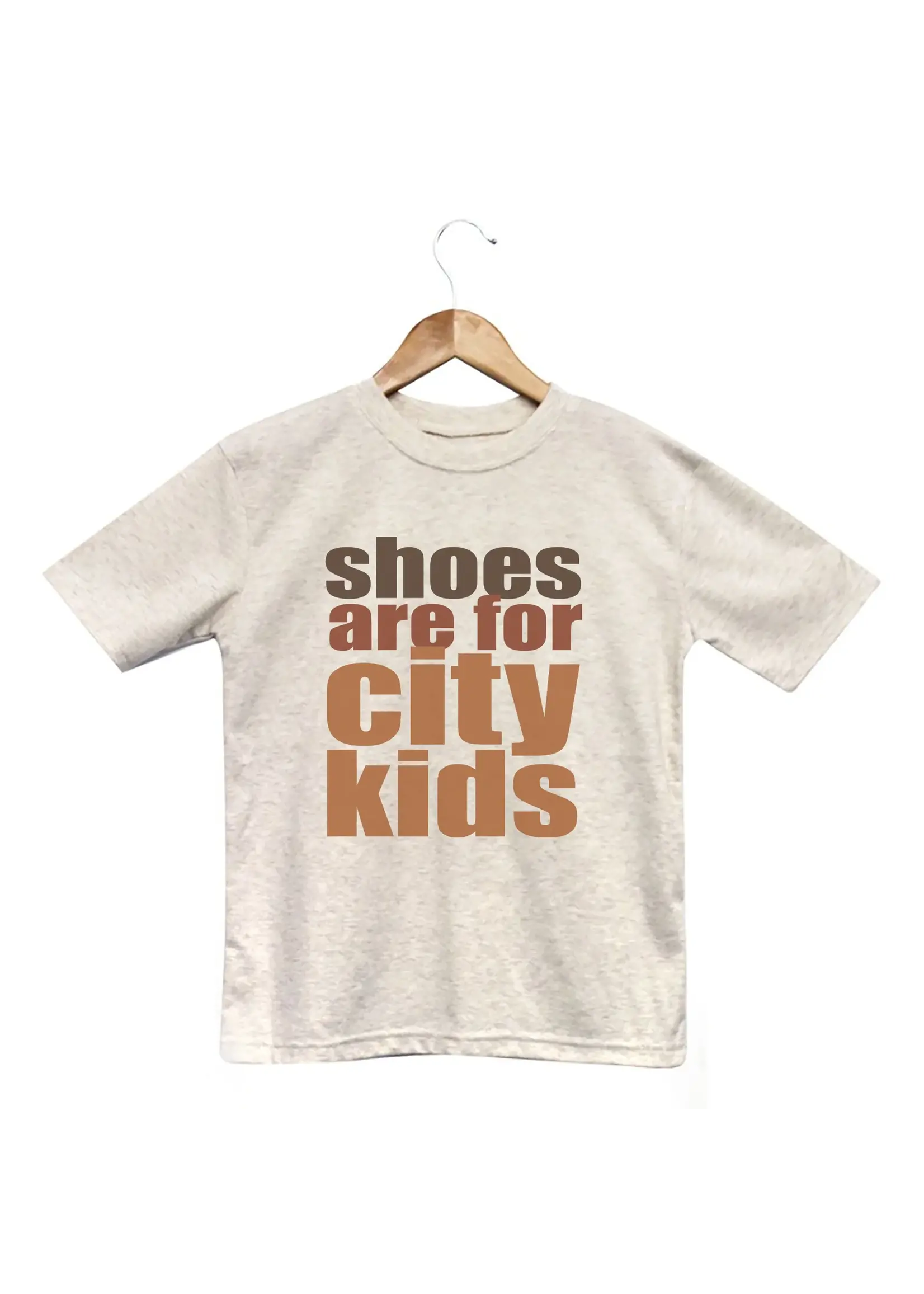 BAREFOOT BABY SHIRT SHOES ARE FOR CITY KIDS 2T