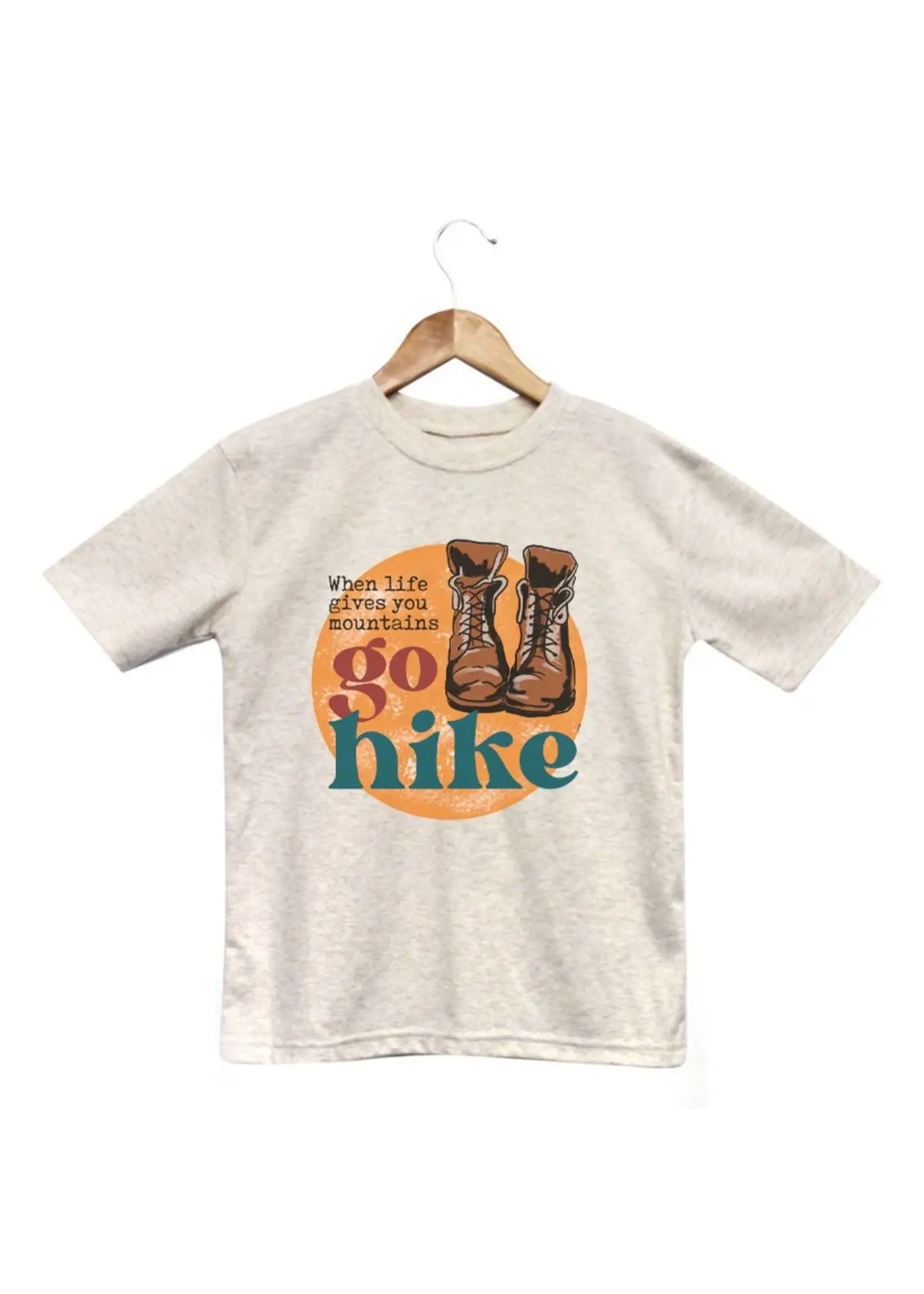 BAREFOOT BABY SHIRT HIKING MOUNTAINS 2T